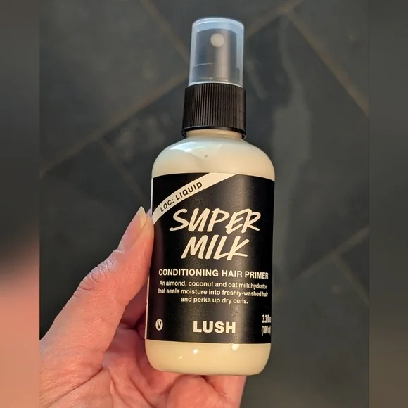 Lush Super Milk Conditioning Hair Primer 3.3 oz Bottle - Picture 3 of 6